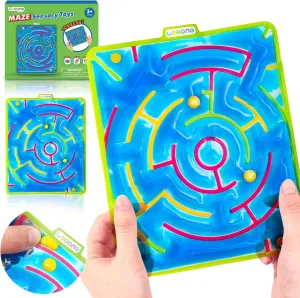 LESONG Sensory Toys for Kids with Autism: Gel-Filled Colorful Maze Sensory Fidget Toys for Classroom Corner - Kids Special Needs Squeeze Sensory Toys for Preschool