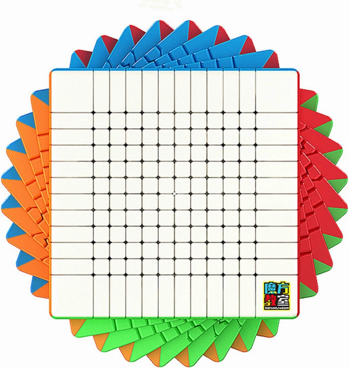 LiangCuber Moyu Meilong 12x12 Speed Cube Stickerless,Moyu Cubing Classroom MoFang JianShi MFJS 12x12x12 Magic Cube 93mm Puzzle Toy