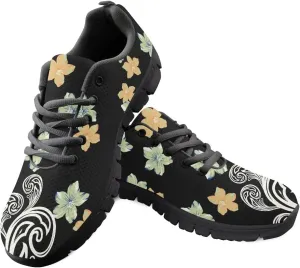 Lightweight Women's Walking Shoes, Soft Athletic Tennis Shoes, Lace Up Running Sneakers for Girls