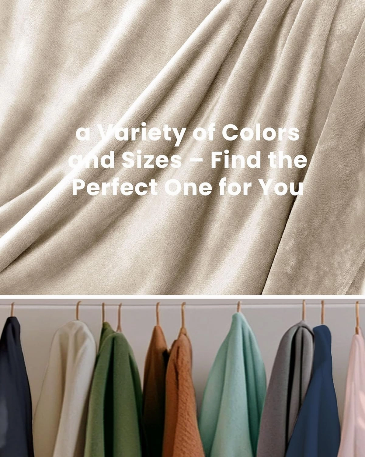 Linen Fleece Blanket Queen Size, Soft Cozy Blankets for Bed and Couch, Machine Washable Luxury Microfiber, Lightweight Portable Plush Blanket for Travel, Camping, Pets, Women, Adults
