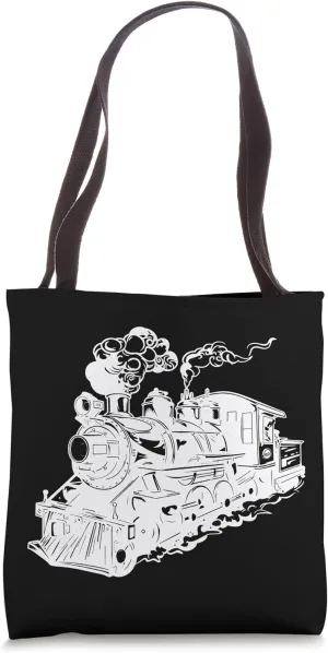 Locomotive Drawing Locomotives Tote Bag
