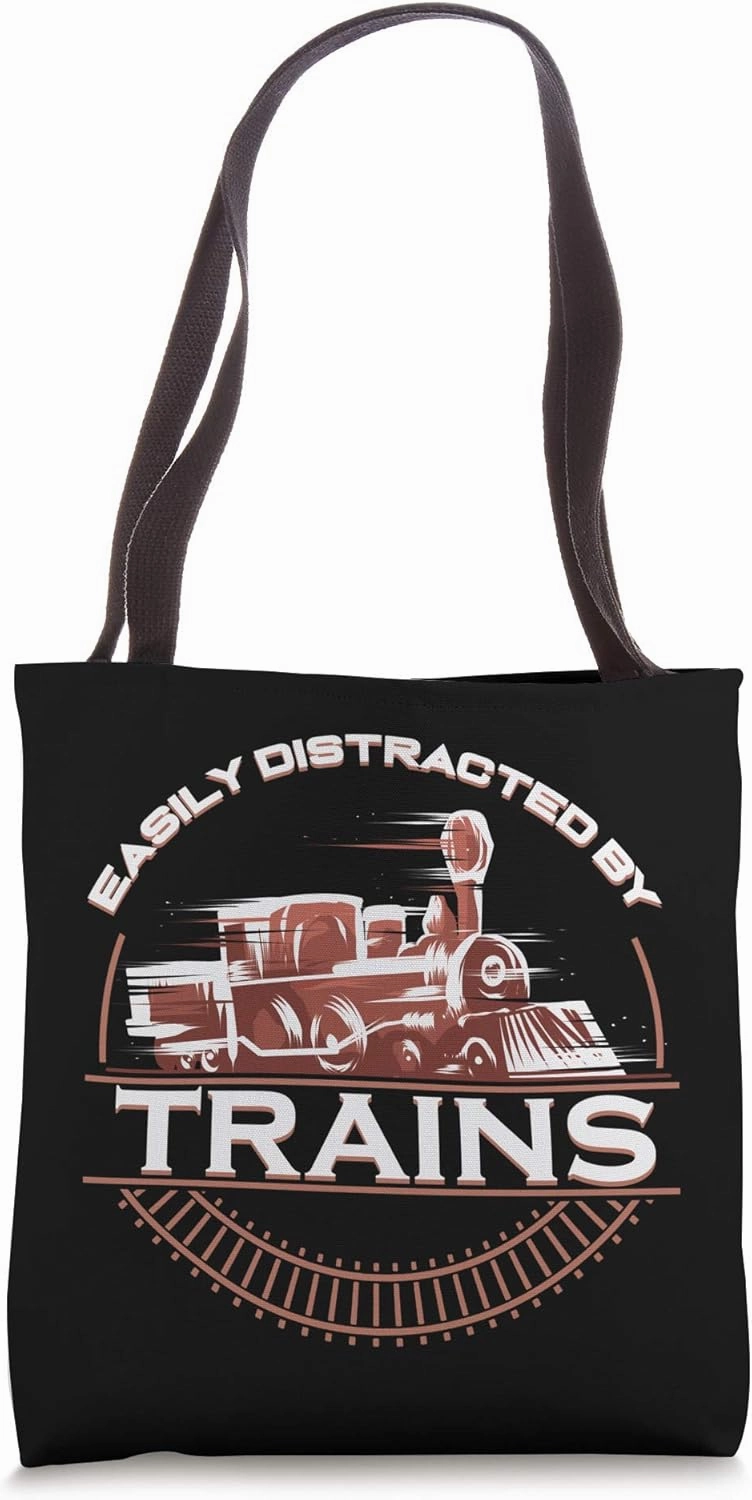 Locomotive Railroad Engineer Train Engineering Gift Tote Bag