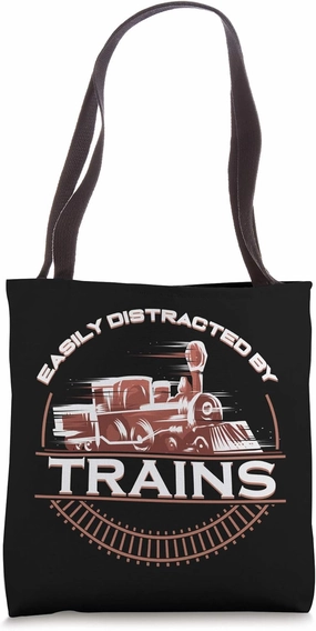 Locomotive Railroad Engineer Train Engineering Gift Tote Bag
