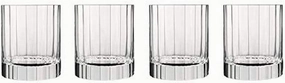 Luigi Bormioli Bach 11.25 oz. Double Old Fashion Glasses, Set of 4, Clear, Made in Italy.