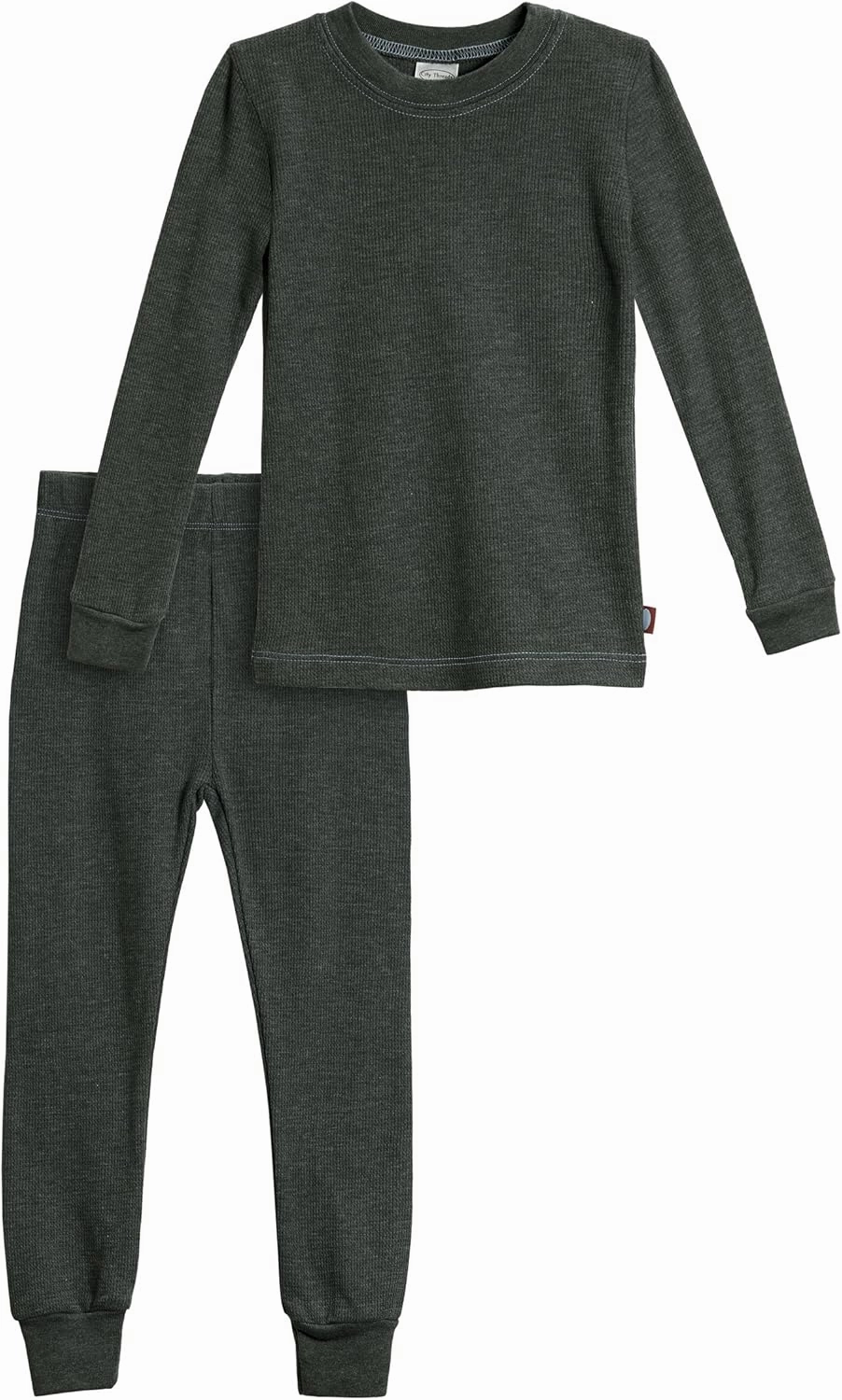 Made in USA Boys Thermal Cotton Underwear Set Long Soft Breathable Base Layer, SPD Sensory
