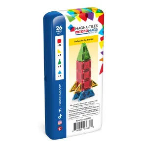 MAGNA-TILES® - MicroMAGS - Rejsesæt m. 26 dele