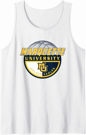 Marquette Golden Eagles Basketball Dunk White Tank Top