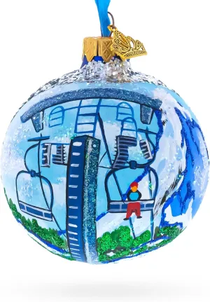 Matterhorn, Zermatt, Switzerland Glass Ball Christmas Ornament 3.25 Inches