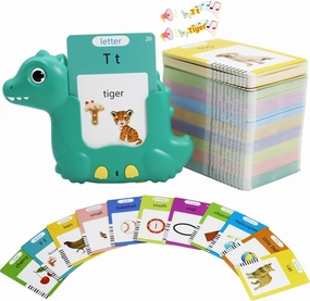 MAYAPHILOS English Talking Flash Cards with 510 Sight Words, Pocket Speech Therapy Toys, Interactive Autism Sensory Toy, Eductional Toys Learn English for Kids