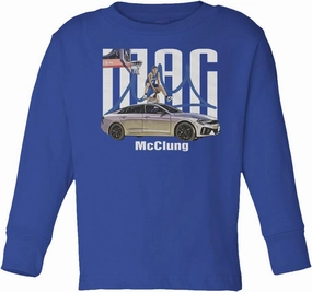 McClung Inspired 2025 Basketball Dunk - Orlando Fans Toddler Long Sleeve T-Shirt