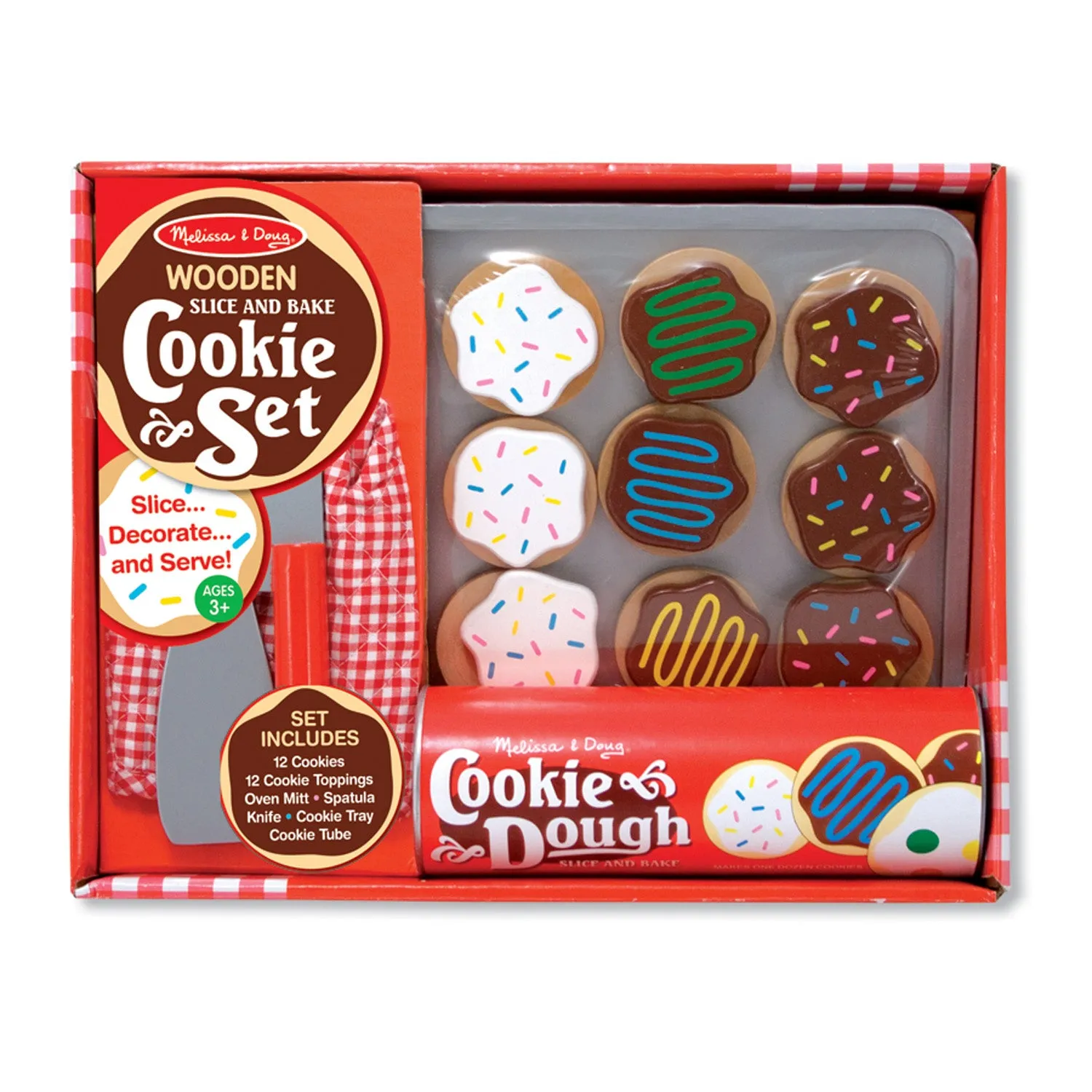 Melissa & Doug Slice and Bake Cookie Set, Wooden Play Food