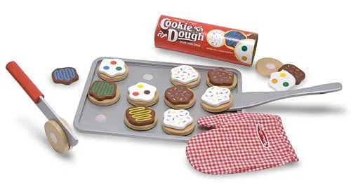Melissa & Doug Slice and Bake Cookie Set, Wooden Play Food