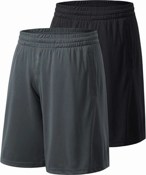 Men's Athletic Shorts with Pockets and Elastic Waistband Quick Dry Activewear Workout Shorts for Men