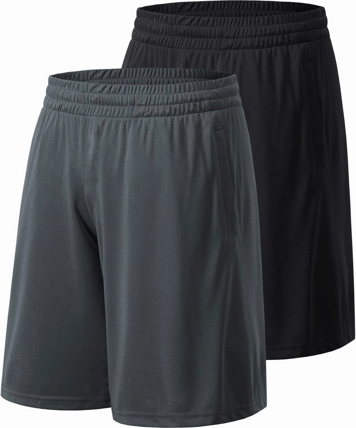 Men's Athletic Shorts with Pockets and Elastic Waistband Quick Dry Activewear Workout Shorts for Men