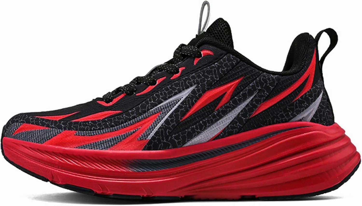 Men's High Top Lace Up Anti Slip Graffiti Basketball Shoes, Arch Support Casual Men's Breathable Running Shoes, Fitness Cushioning Training Shoes