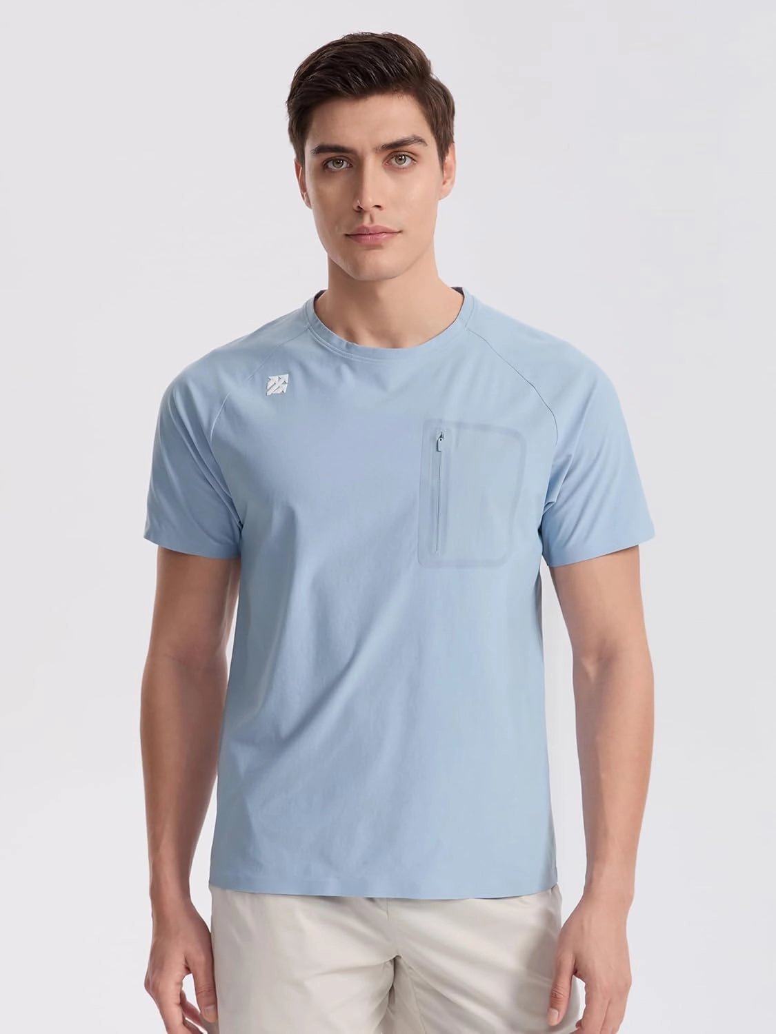 Mens Seamless Workout T-Shirts Lightweight Moisture Wicking Running Hiking Camping Tennis Pickleball Shirts for Men