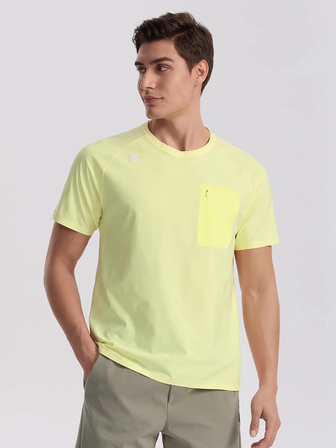 Mens Seamless Workout T-Shirts Lightweight Moisture Wicking Running Hiking Camping Tennis Pickleball Shirts for Men