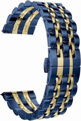 Metal Watch Band Quick Release Wristband Stainless Steel 22mm 20mm Universal Wristband Men Women Smart Watch Quartz Watch Accessories