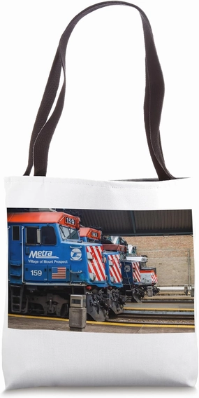 Metra 159 Village of Mount Prospect Tote Bag