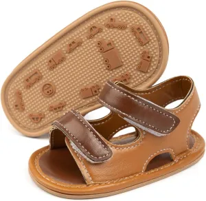 Miamooi Infant Baby Boys Girls Summer Beach Sandals Non Slip Soft Rubber Sole Toddler Outdoor Closed-Toe First Walker Shoes