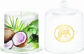 Michel Design Works Cloche Candle, Coconut Palm Scented