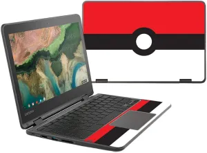 MightySkins Skin Compatible With Lenovo 300e Chromebook 11.6" (2018) - Battle Ball | Protective, Durable, and Unique Vinyl Decal wrap cover | Easy To Apply, Remove, and Change Styles | Made in the USA