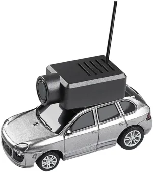Mini FPV RC Car with Camera – 1:64 Scale WL App-Controlled WiFi Remote Grey Car Model, 720P HD Real-Time Video, 3-Speed Modes, LED Lights, Gyro Sensor – Great Gift for Teens & Adults