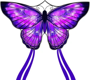 Mint's Colorful Life Butterfly Kite for Kids & Adults Easy to Fly, Large Single Line Kites with 300ft String Kite Handle