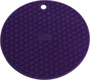 MIU France Round Silicone Trivet, Purple