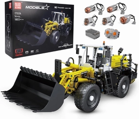 Mould King 17026 Pneumatic Loader Building Blocks Kits, MOC Construction Vehicles Model with Motor/APP Remote Control, Gift Toy for Kids Age 8  /Adult Collections Enthusiasts(1803 Pieces)
