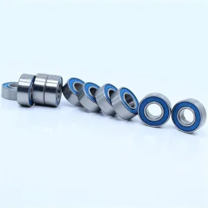 MR125rs MR106rs MR126rs 686rs 696rs Ball Bearing ABEC-3 RC Car Trucks Racing Hobby Ball Bearings for 1/10 1/8 10PCS(Blue Sealed,MR125RS-10PCS)