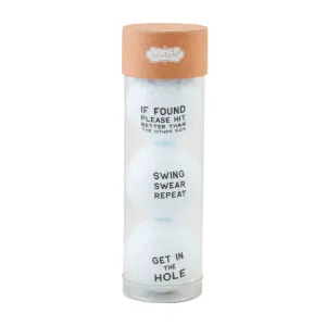 Mud Pie Triple Golf Ball Set