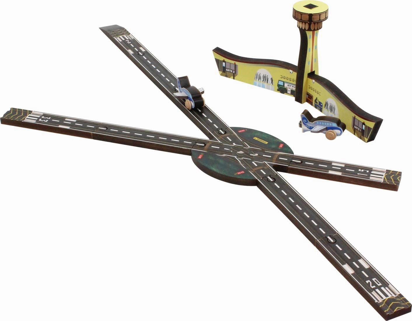 NameTrains Airport Set - Made in USA