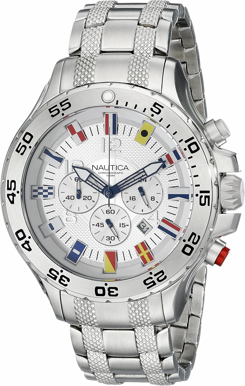 Nautica Men's N20503G NST Stainless Steel Watch