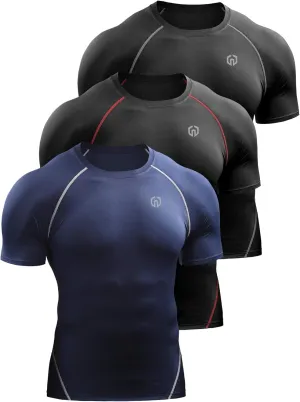 NELEUS Men's Compression Baselayer Athletic Workout T Shirts