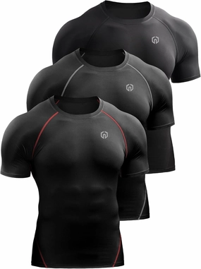 NELEUS Men's Compression Baselayer Athletic Workout T Shirts