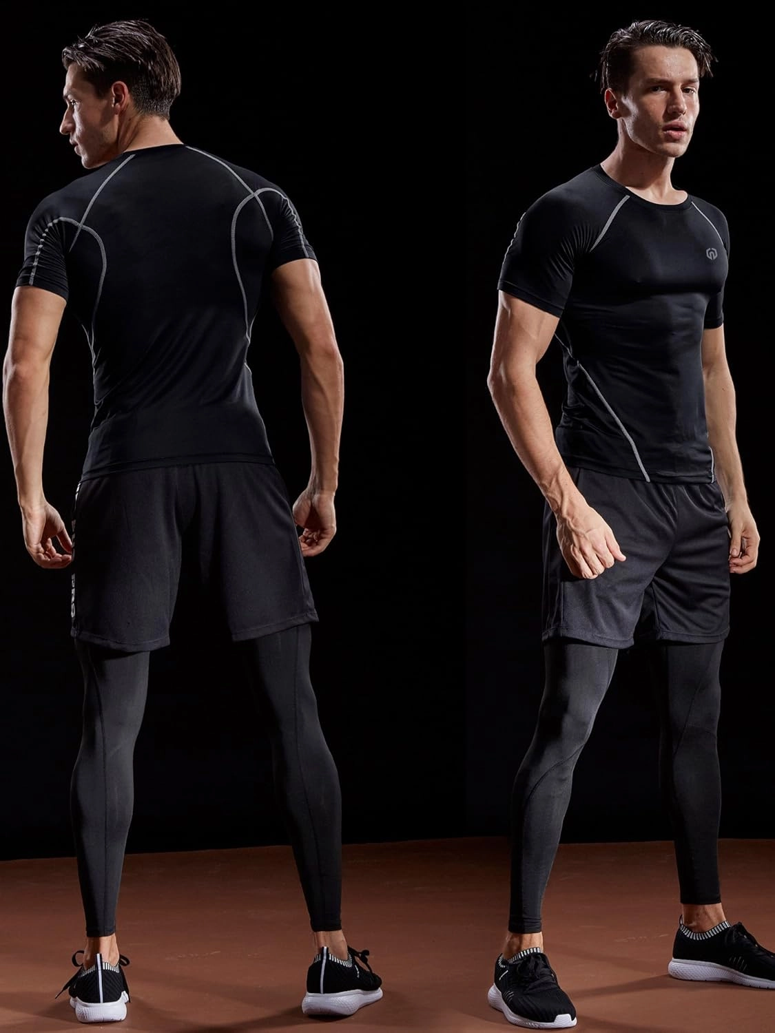 NELEUS Men's Compression Baselayer Athletic Workout T Shirts