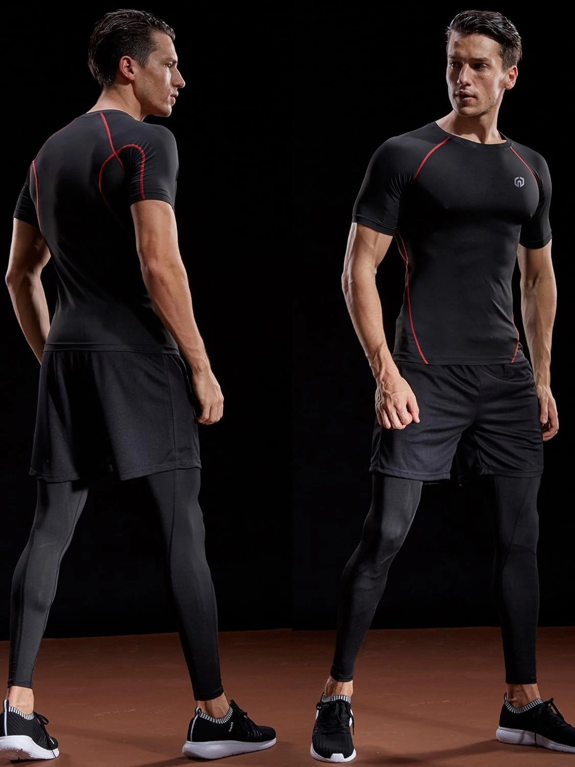 NELEUS Men's Compression Baselayer Athletic Workout T Shirts