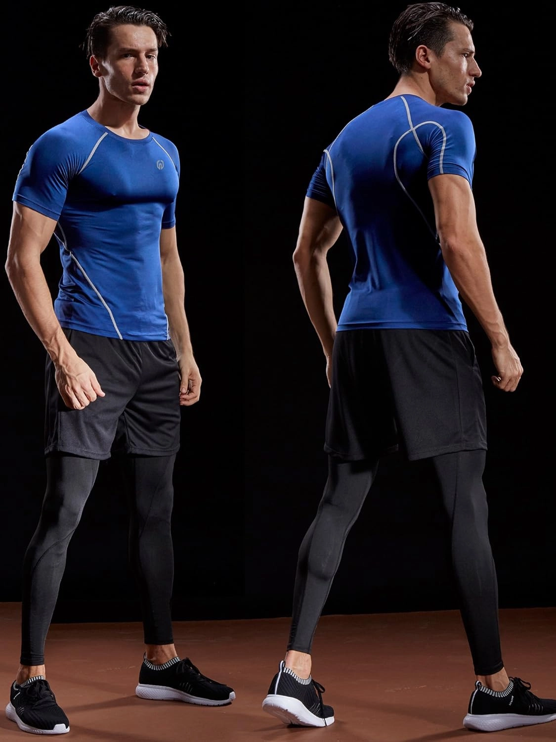 NELEUS Men's Compression Baselayer Athletic Workout T Shirts