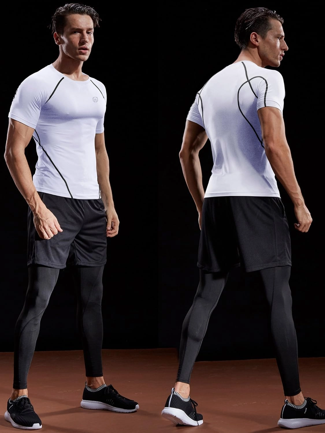 NELEUS Men's Compression Baselayer Athletic Workout T Shirts