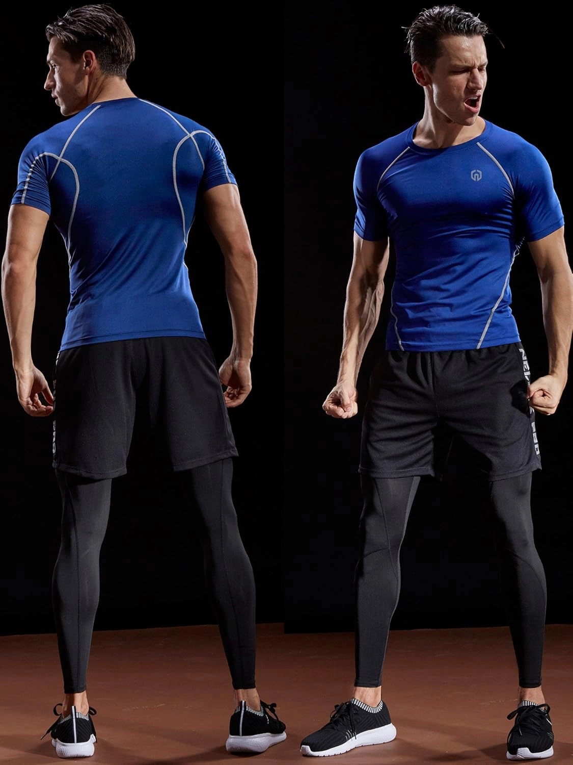 NELEUS Men's Compression Baselayer Athletic Workout T Shirts