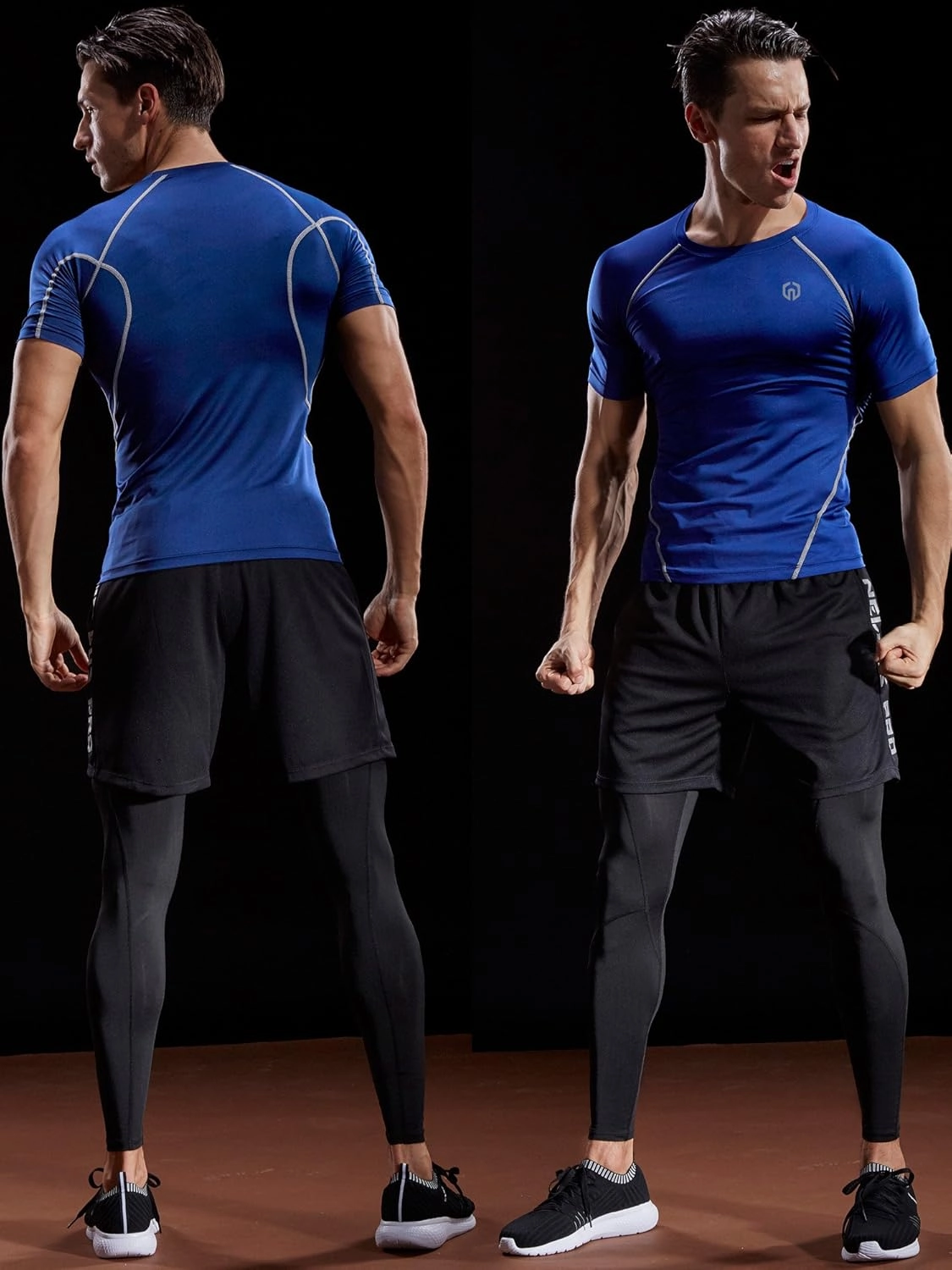 NELEUS Men's Compression Baselayer Athletic Workout T Shirts