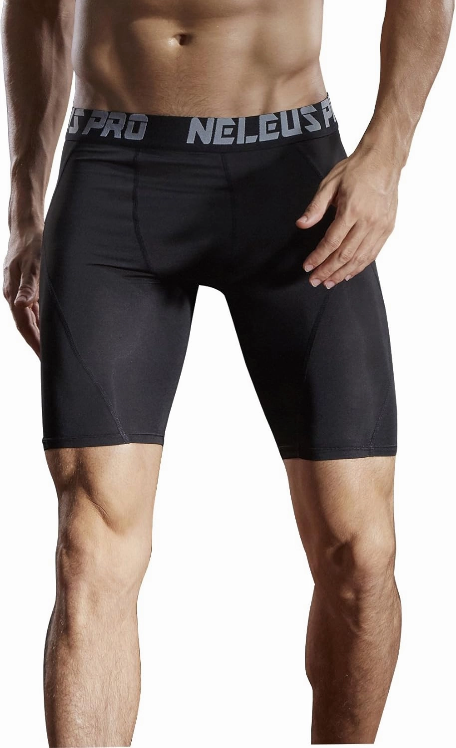 NELEUS Men's Compression Shorts Pack of 3