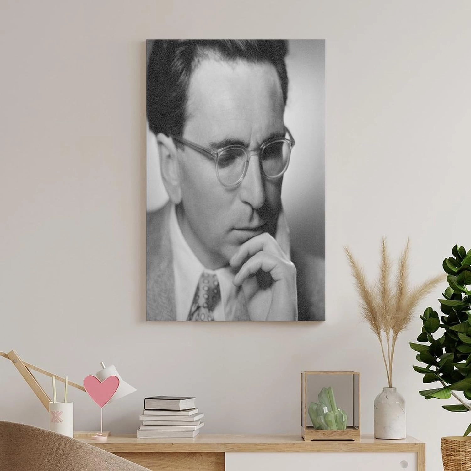 Neuroscientist Viktor Frankl Inspirational Quote Portrait Black And White Canvas Wall Art Posters For Room Aesthetic And Decor Poster For Bedroom Living Room Bathroom Kitchen Office Decor 24x36inch(60
