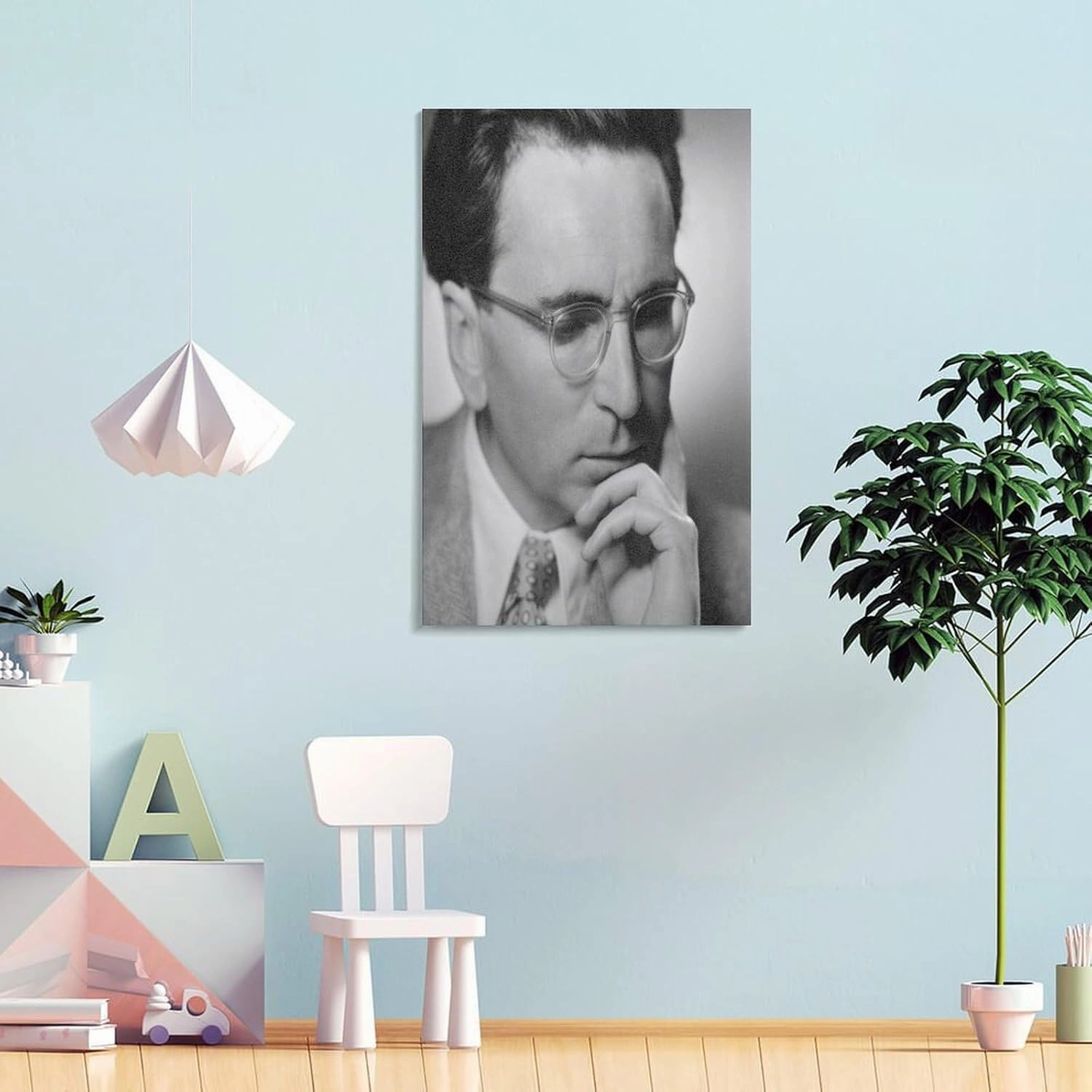 Neuroscientist Viktor Frankl Inspirational Quote Portrait Black And White Canvas Wall Art Posters For Room Aesthetic And Decor Poster For Bedroom Living Room Bathroom Kitchen Office Decor 24x36inch(60
