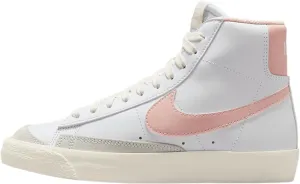 Nike Blazer Mid '77 Big Kids' Shoes (DA4086-128, White/Sail/Echo Pink)