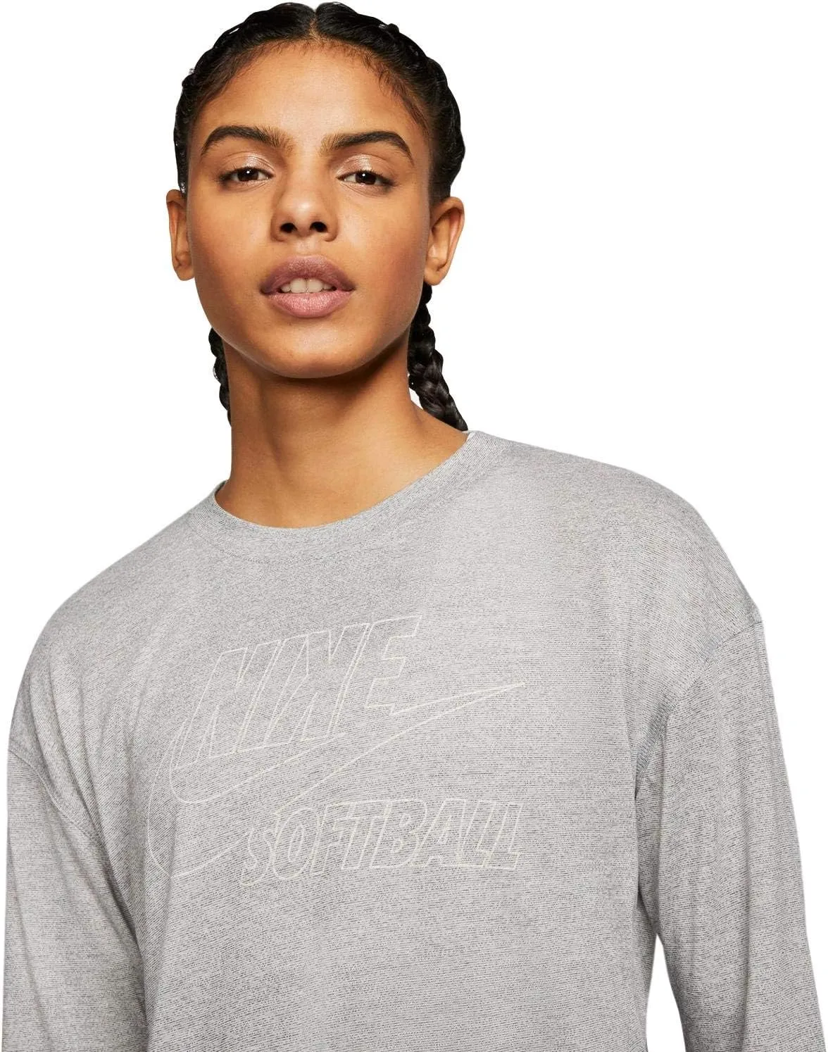 Nike Breathe Women's Long Sleeve Dri-Fit Softball Shirt
