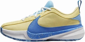 Nike Giannis Freak 5 Big Kids' Basketball Shoes (DZ4486-400, Photo Blue/Soft Yellow/White/Light Laser Orange) Size 6.5