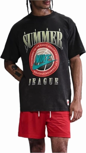 Nike Men's Max90 Basketball T-Shirt (HJ3434-010, Black)