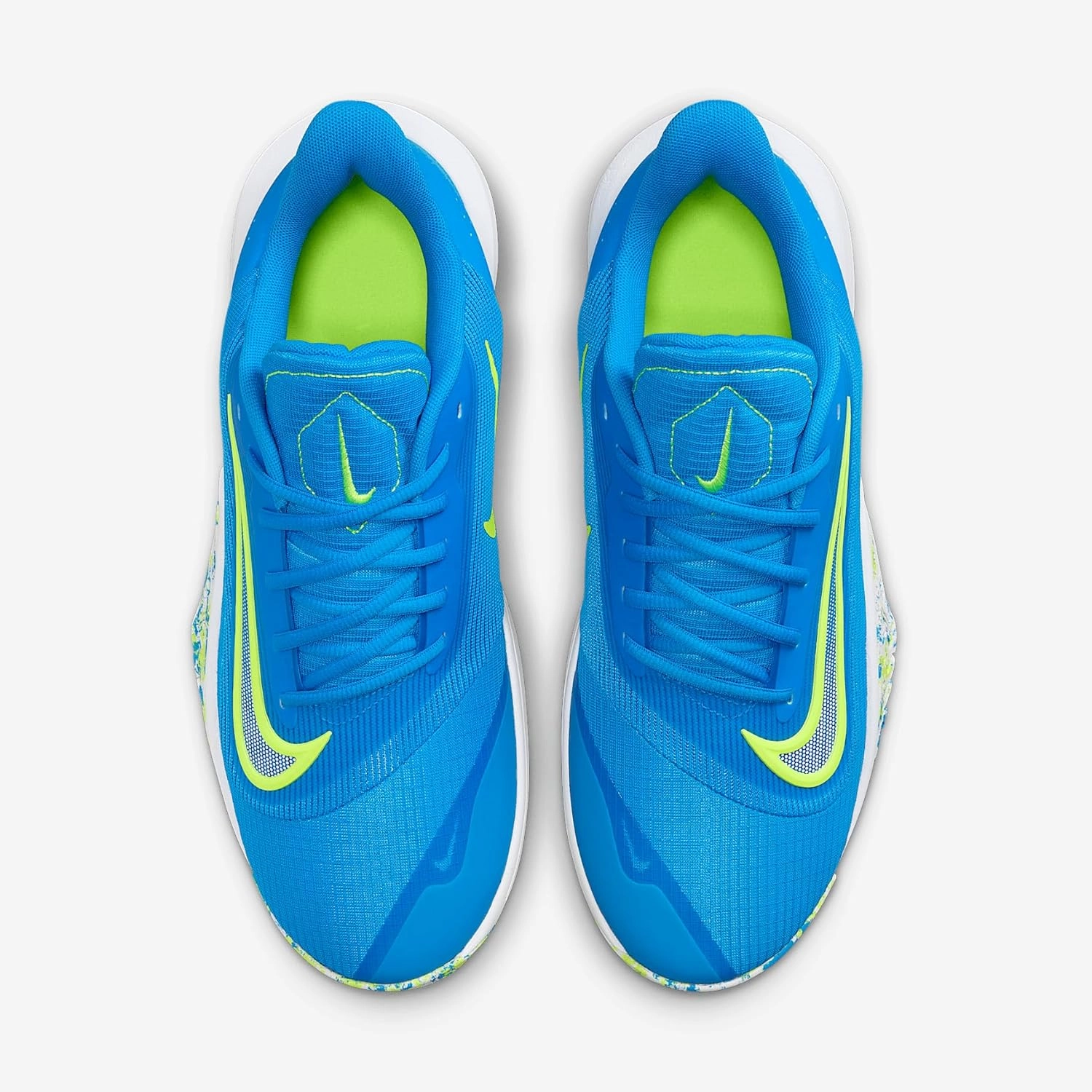 Nike Precision 7 Men's Basketball Shoes (FN4322-400, Photo Blue/Volt/White)